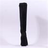 Pedro Anton Glasgow Knee High Heel Boot - Black Suede